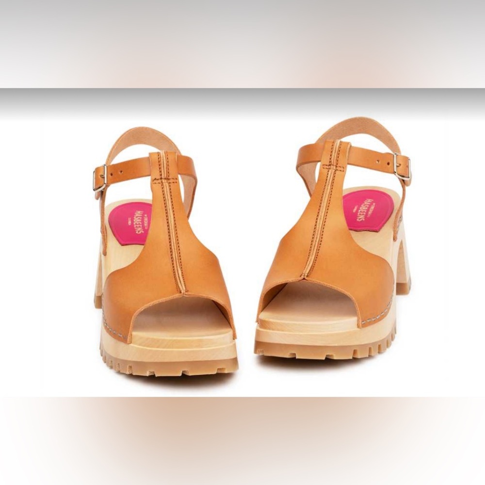 Swedish Hasbeens Tracta Leather Sandals